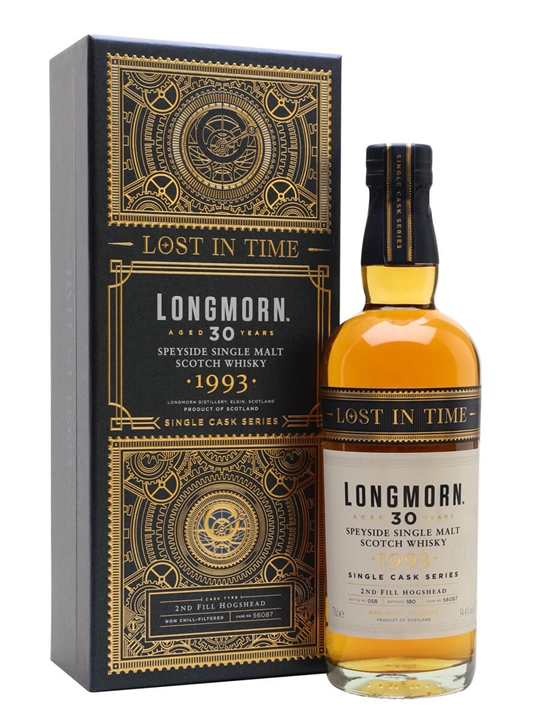 Longmorn 1993 / 30 Year Old / Cask 56087 / Lost In Time Series Speyside Whisky - Single Malt Review