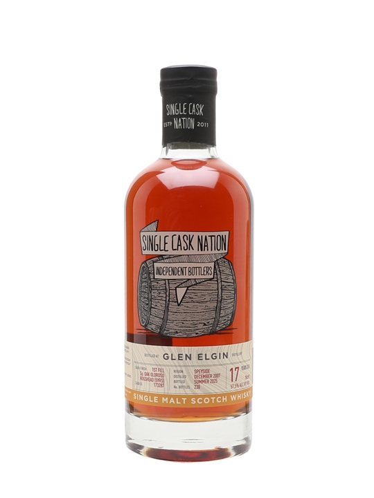Glen Elgin 2007 / 17 Year Old / Oloroso Cask / Single Cask Nation Speyside Whisky - Speyside Review