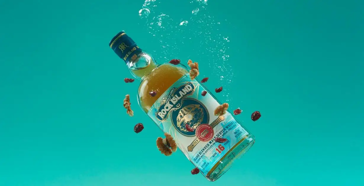 Rock Island 16-Year-Old Blended Scotch Whisky Sherry Edition Released By Douglas Laing - Scotch Review
