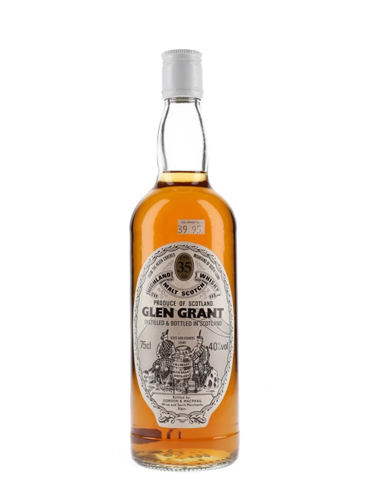 Glen Grant 35 Year Old / Bot.1980s / Gordon & MacPhail Speyside Whisky - Speyside Review
