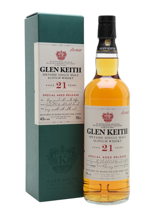 Glen Keith 21 Year Old / Secret Speyside Speyside Whisky - Single Malt Review