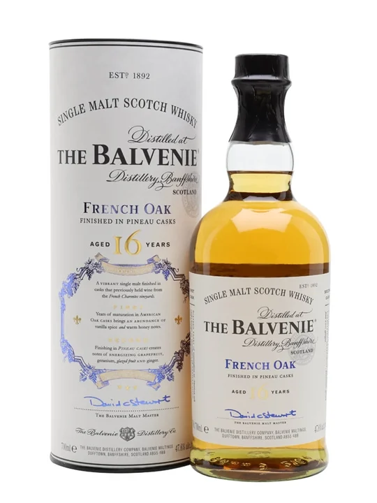 Balvenie 16 Year Old French Oak / Pineau Cask Finish Speyside Whisky - Single Malt Review