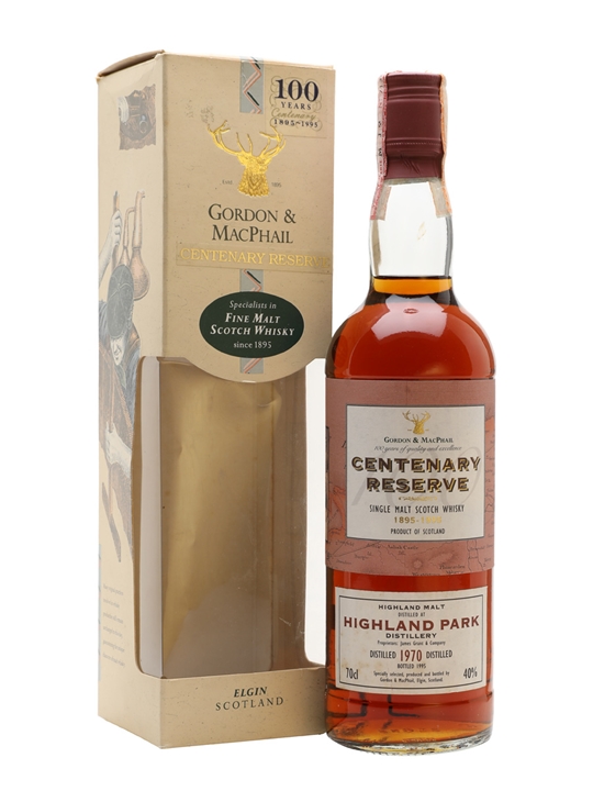 Highland Park 1970 / Centenary Reserve / Gordon & Macphail Island Whisky - Highland Review