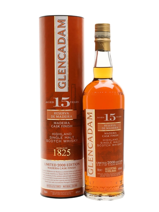 Glencadam 2008 / 15 Year Old / Madeira Finish Highland Whisky - Bourbon Review