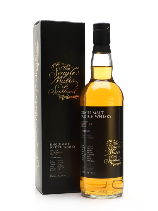 Clynelish 1972 / 38 Year Old / Single Malts of Scotland Highland Whisky - Single Malt Review