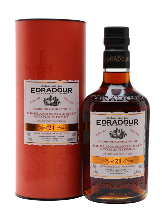 Edradour 2001 / 21 Year Old / Sherry Cask Highland Whisky - Single Malt Review