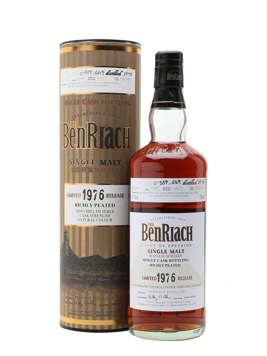 Benriach (Richly Peated) 1976 / 30 Year Old / Cask 4469 Speyside Whisky - Speyside Review