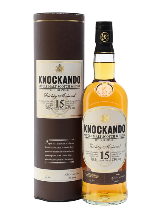 Knockando 15 Year Old Speyside Single Malt Scotch Whisky - Single Malt Review