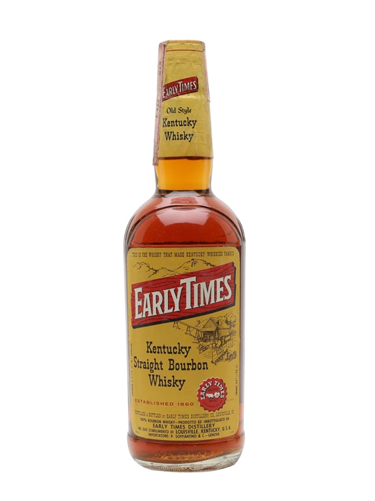 Early Times 4 Year Old / Bot.1970s Kentucky Straight Bourbon Whisky - Bourbon Review