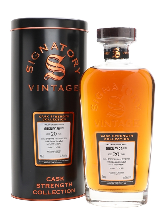 Orkney (HP) 2005 / 20 Year Old / Cask #DRU17/A63 #2 / Signatory Island Whisky - Single Malt Review