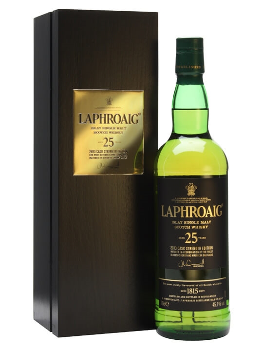Laphroaig 25 Year Old / Cask Strength / Bot.2013 Islay Whisky - Bourbon Review