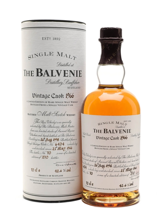 Balvenie 1966 / 32 Year Old / Cask #6434 Speyside Whisky - Speyside Review
