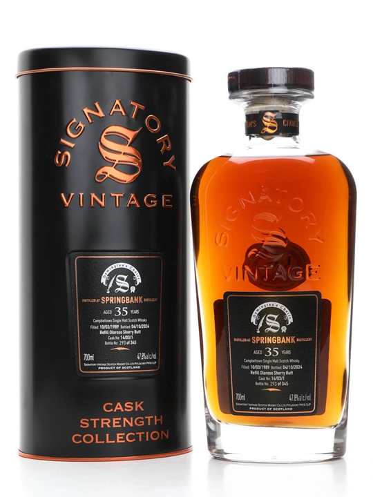 Springbank 1989 / 35 Year Old / Cask #14/03/1 / Signatory Symington’s Choice Campbeltown Whisky - Campbeltown Review