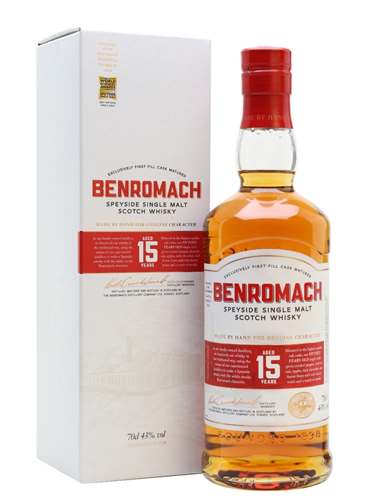 Benromach 15 Year Old Speyside Single Malt Scotch Whisky - Single Malt Review