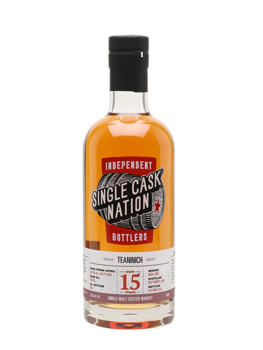 Teaninich 2009 / 15 Year Old / PX Finish Cask 162425 / Single Cask Nation Highland Whisky - Single Malt Review