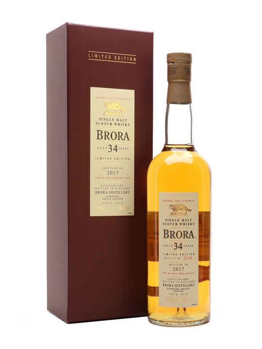 Brora 34 Year Old / 16th Release (2017) Highland Whisky - Single Malt Review