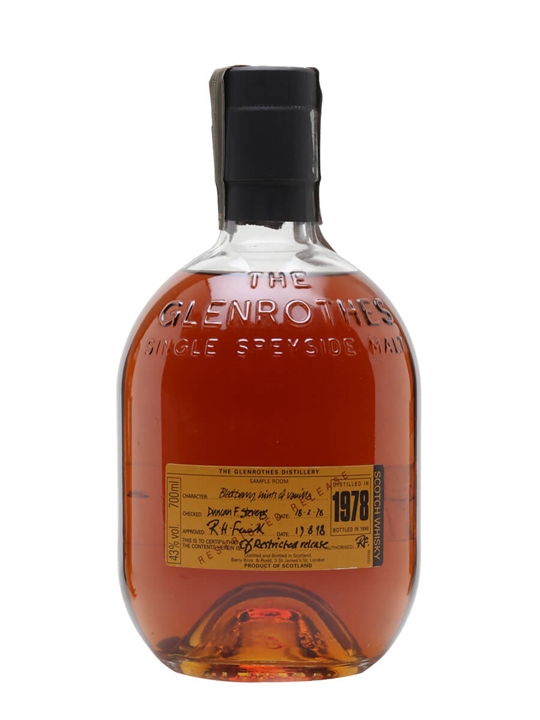 Glenrothes 1978 / Bot.1999 Speyside Single Malt Scotch Whisky - Single Malt Review