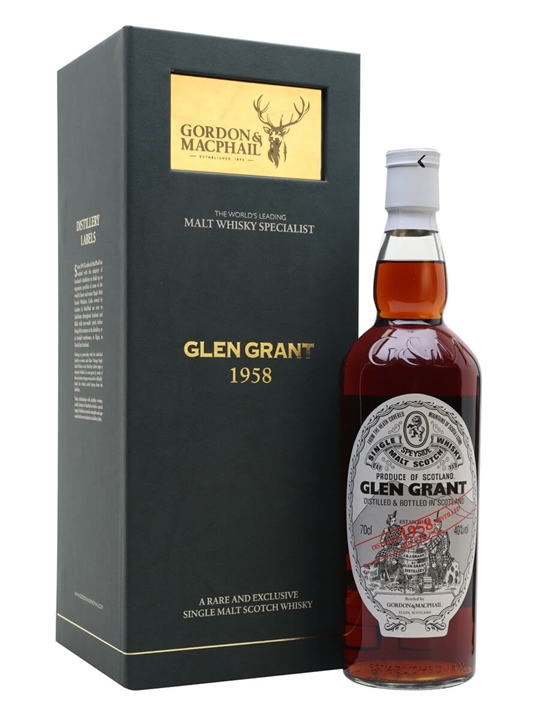 Glen Grant 1958 / 54 Year Old / Sherry Cask / Gordon & MacPhail Speyside Whisky - Speyside Review