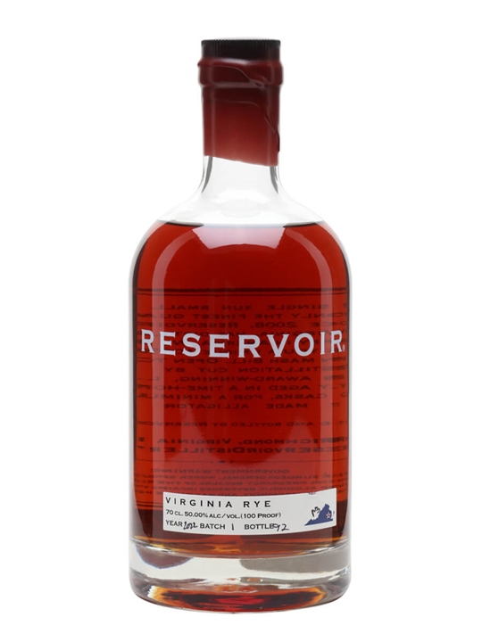 Reservoir Rye Virginia Rye Whiskey - Rye Review