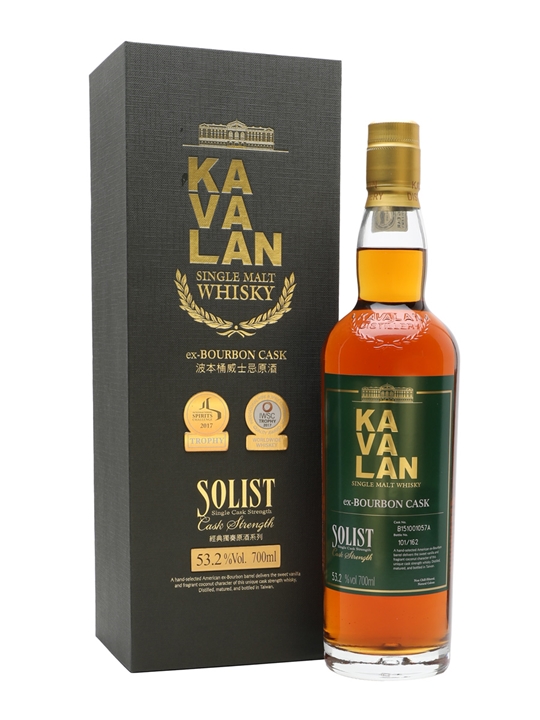 Kavalan Solist Bourbon Cask 2017 (53.2%) Single Malt Taiwanese Whisky - Single Malt Review