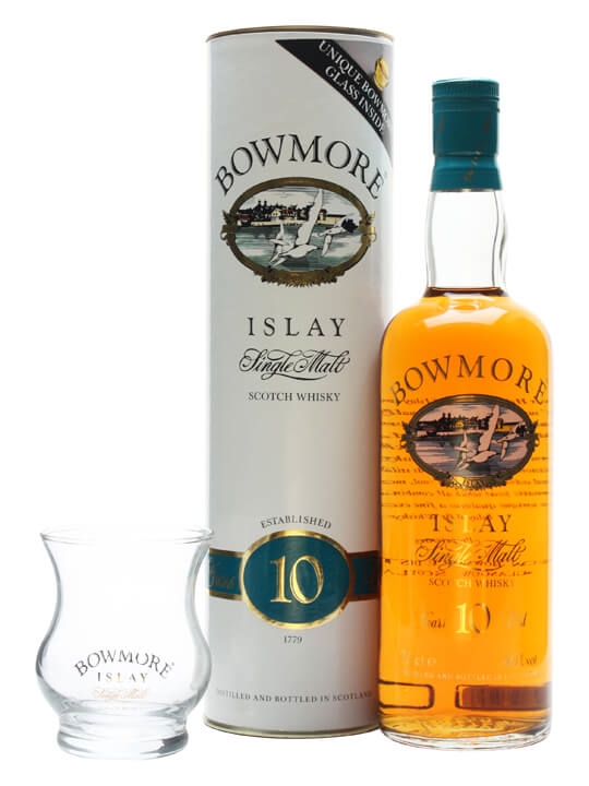 Bowmore 10 Year Old + Glass / Bot.1980s Islay Whisky - Islay Review
