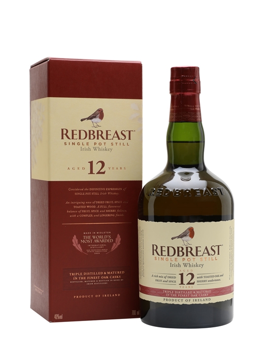 Redbreast 12 Year Old Single Pot Still Irish Whiskey - Bourbon Review