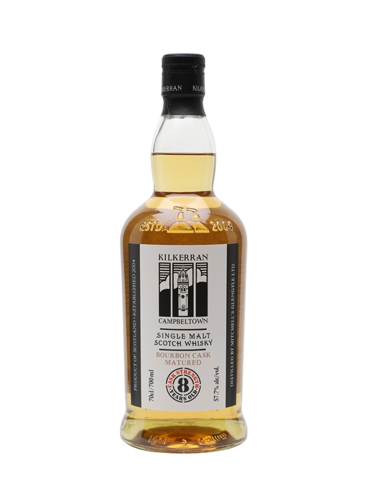 Kilkerran 8 Year Old Cask Strength Bourbon Cask Campbeltown Whisky - Single Malt Review