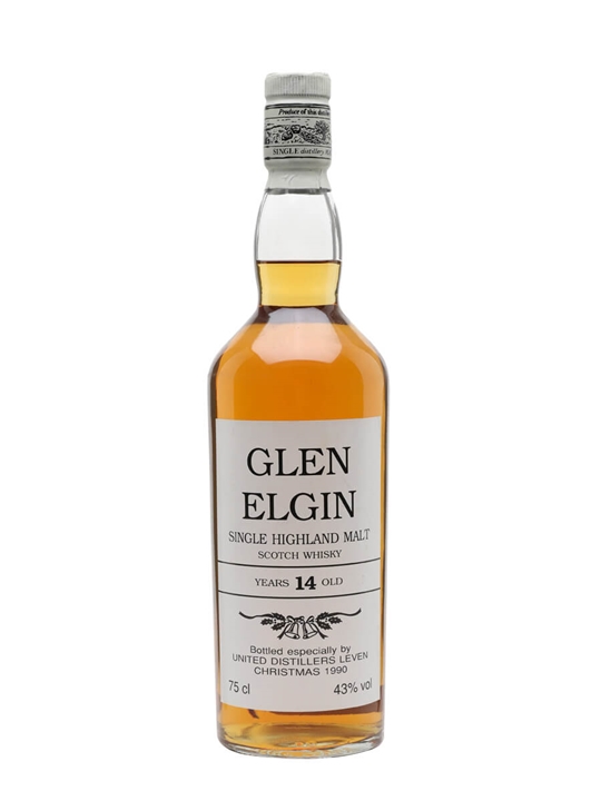 Glen Elgin 14 Year Old / United Distillers Christmas 1990 Speyside Whisky - Speyside Review