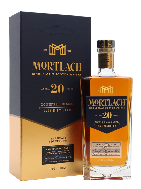 Mortlach 20 Year Old / Cowie's Blue Seal Speyside Whisky - Speyside Review