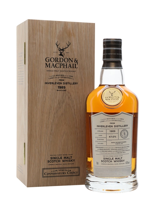 Inverleven 1989 / 32 Year Old / Cask #832 / Connoisseurs Choice Lowland Whisky - Bourbon Review