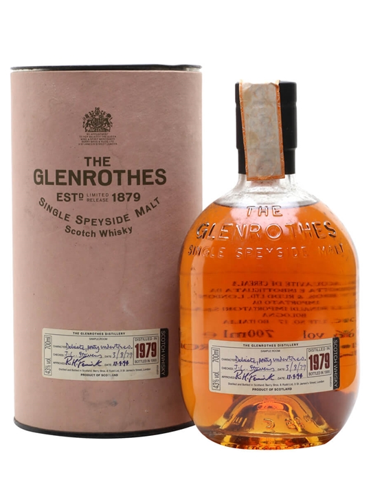 Glenrothes 1979 Speyside Single Malt Scotch Whisky - Single Malt Review
