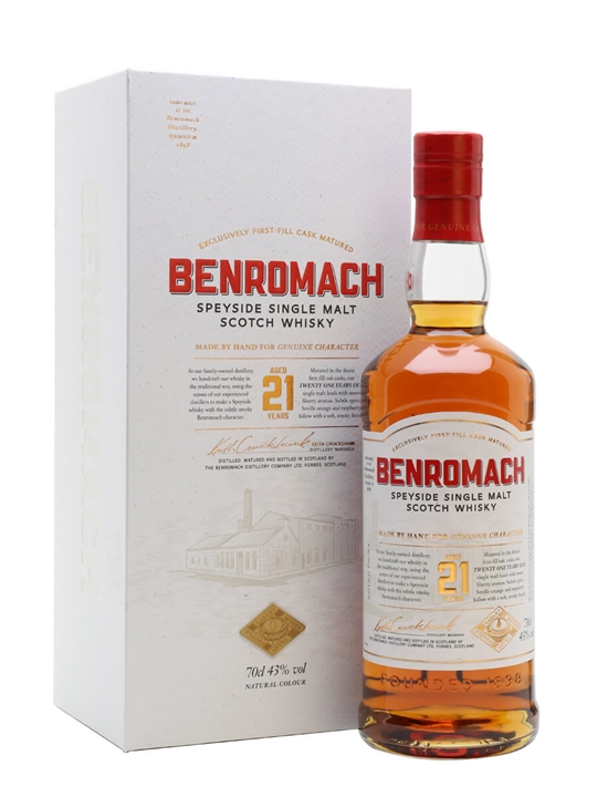 Benromach 21 Year Old Speyside Single Malt Scotch Whisky - Single Malt Review