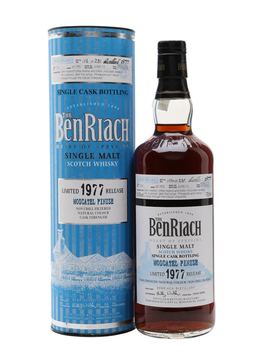 Benriach 1977 / 36 Year Old / Moscatel Finish / Cask #1031 Speyside Whisky - Speyside Review