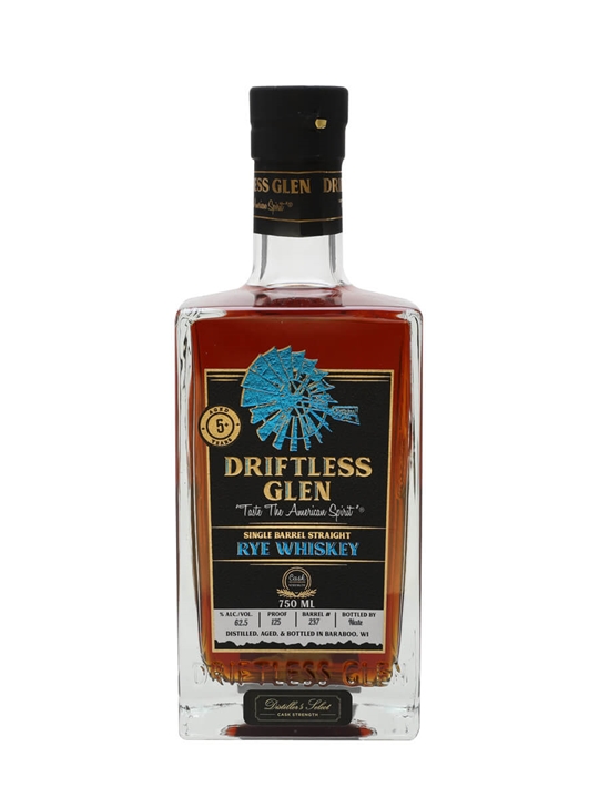 Driftless Glen 5 Year Old Single Barrel Rye American Rye Whiskey - Rye Review