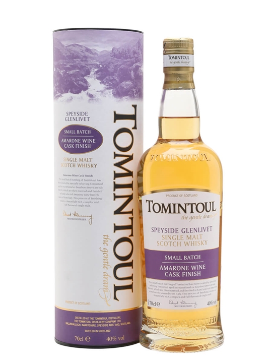 Tomintoul Amarone Cask Finish Speyside Single Malt Scotch Whisky - Single Malt Review