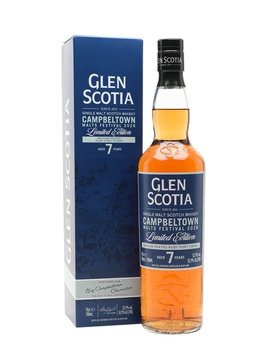 Glen Scotia Campbeltown Festival 2026 / 7 Year Old / Ruby Port Finish Campbeltown Whisky - Single Malt Review