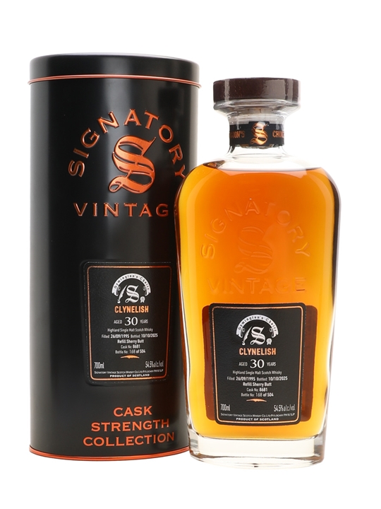 Clynelish 1995 / 30 Year Old / Cask 8681 / Signatory Symington's Choice Highland Whisky - Single Malt Review