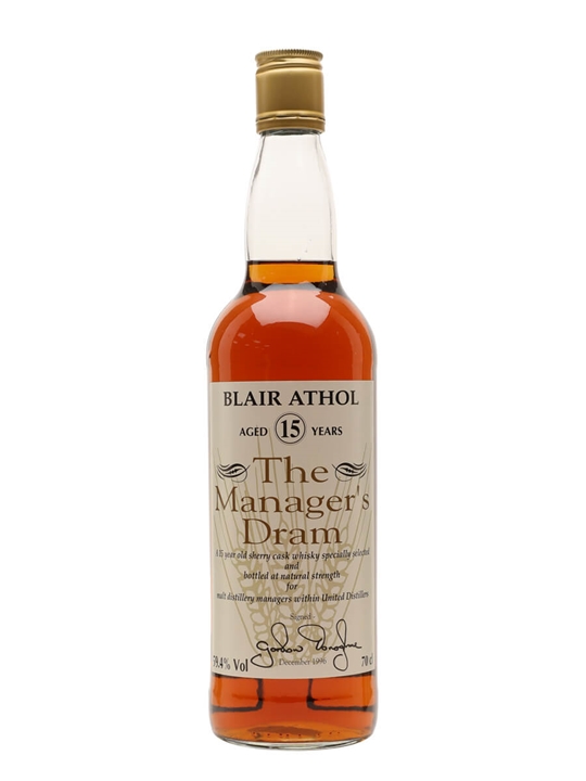 Blair Athol 15 Year Old / Bot.1996 / Manager's Dram Highland Whisky - Highland Review