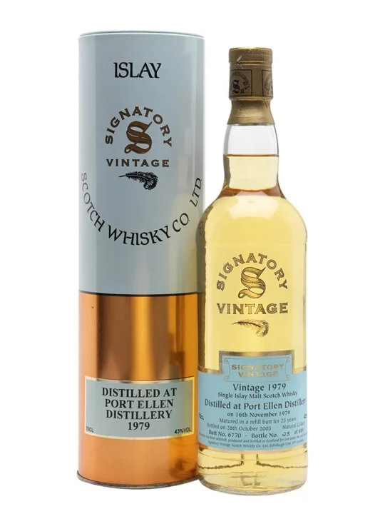 Port Ellen 1979 / 23 Year Old / Cask #6770 / Signatory Islay Whisky - Single Malt Review