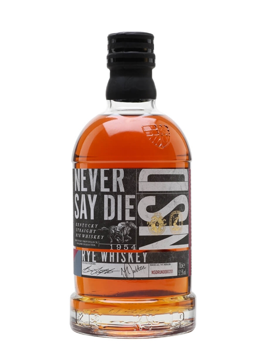 Never Say Die Small Batch Rye Kentucky Straight Rye Whiskey - Bourbon Review