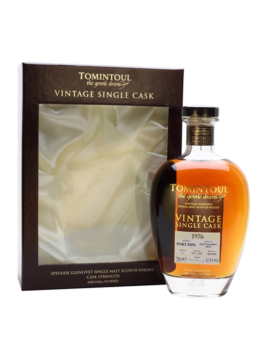 Tomintoul 1976 / 44 Year Old / Port Pipe Speyside Whisky - Single Malt Review