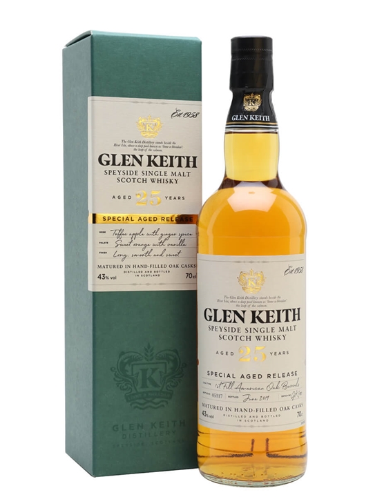 Glen Keith 25 Year Old / Secret Speyside Speyside Whisky - Single Malt Review