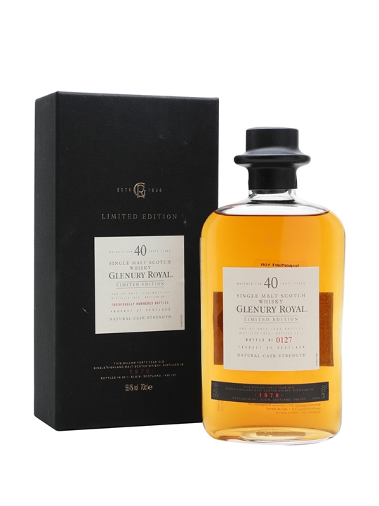 Glenury Royal 1970 / 40 Year Old Highland Single Malt Scotch Whisky - Single Malt Review