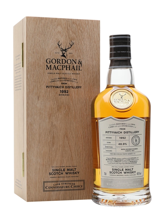 Pittyvaich 1992 / 30 Year Old / Connoisseurs Choice Speyside Whisky - Bourbon Review