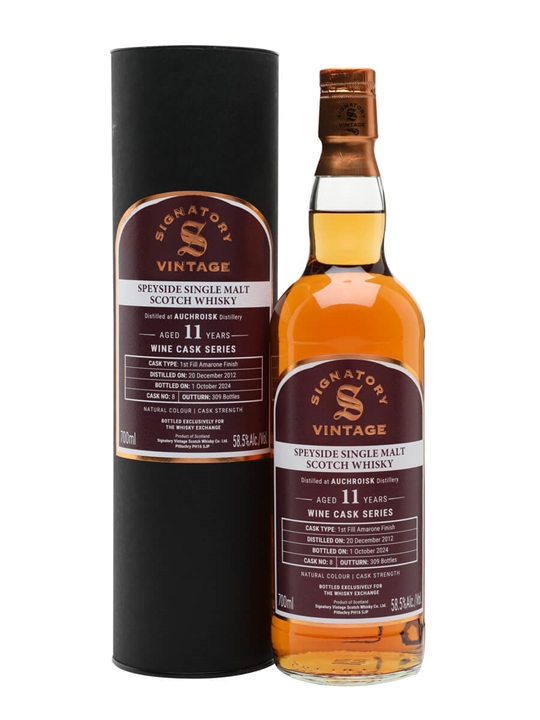 Auchroisk 2012 / 11 Year Old / Amarone Cask / Signatory for The Whisky Exchange Speyside Whisky - Speyside Review