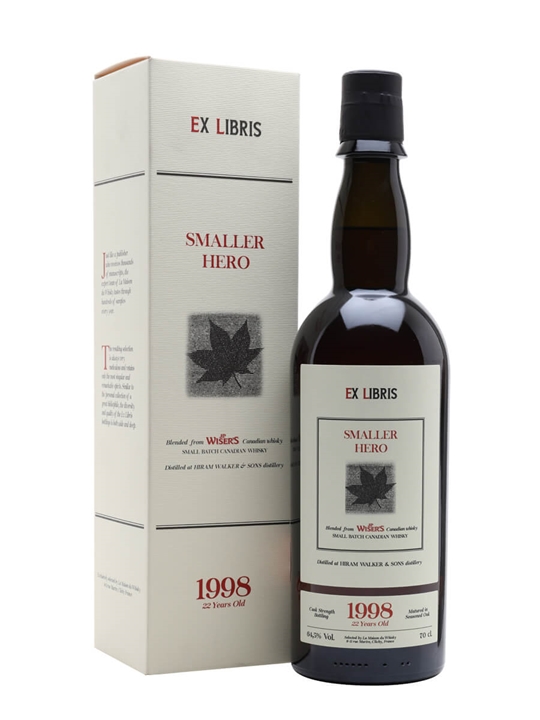 JP Wiser's 1998 Ex Libris Smaller Hero / 22 Year Old Canadian Whisky - Canadian Review