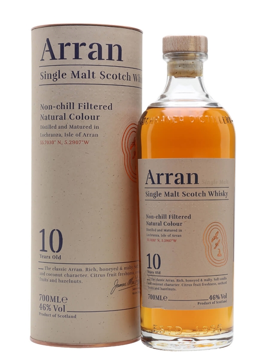 Arran 10 Year Old Island Single Malt Scotch Whisky - Single Malt Review