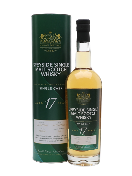 Craigellachie 2006 / 17 Year Old / Vintage Bottlers Speyside Whisky - Speyside Review