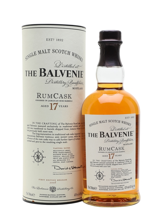 Balvenie 17 Year Old / Rum Cask Finish Speyside Whisky - Speyside Review