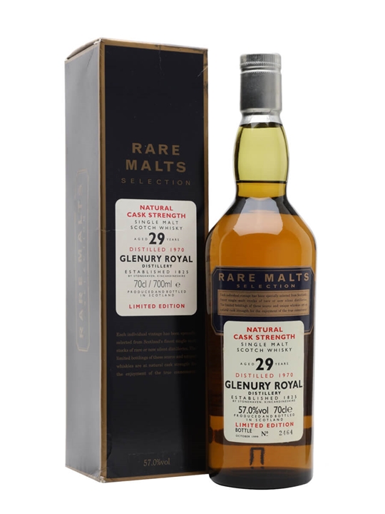 Glenury Royal 1970 / 29 Year Old / Rare Malts Highland Whisky